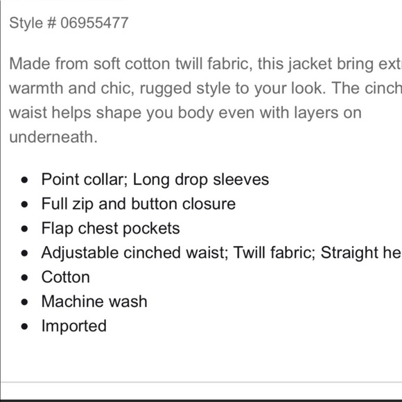 Cinched waist soft twill pocket jacket - Picture 7 of 8